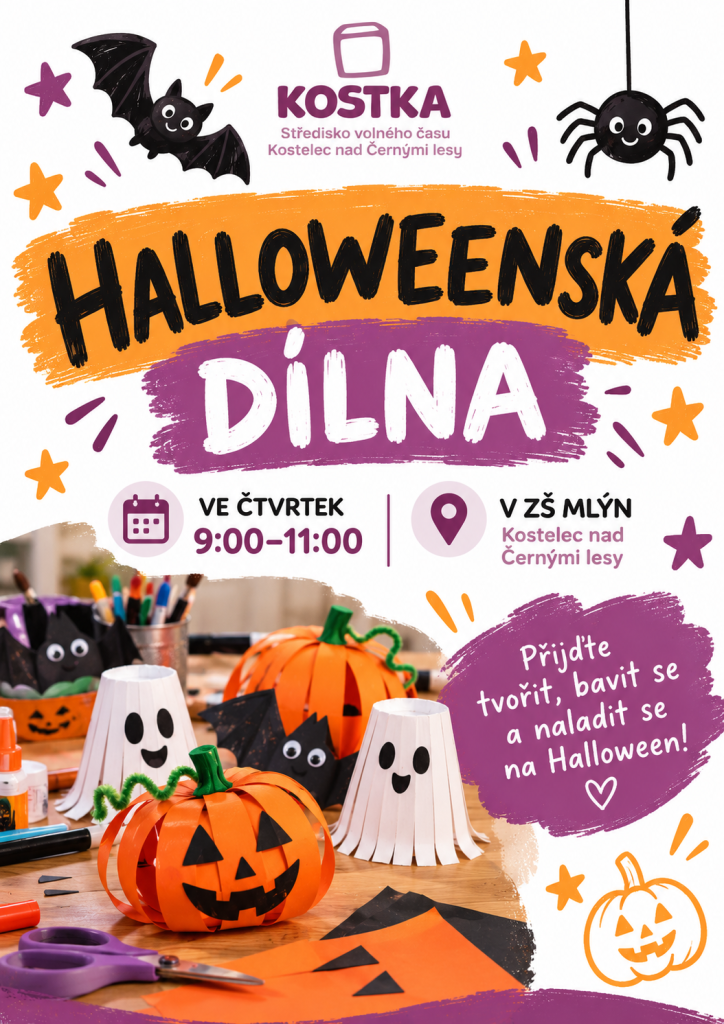 Halloweenská dílna v Kostce 